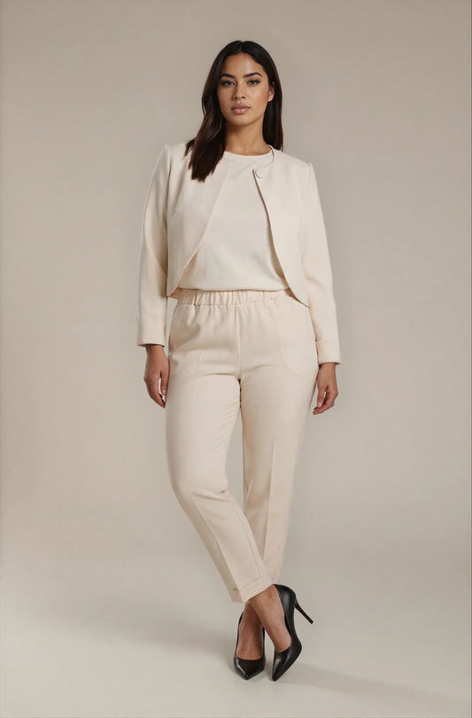 Giacchino con dettagli in raso