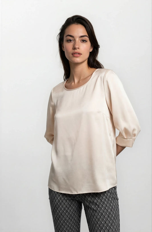 Casacca con baaschine e pieghe