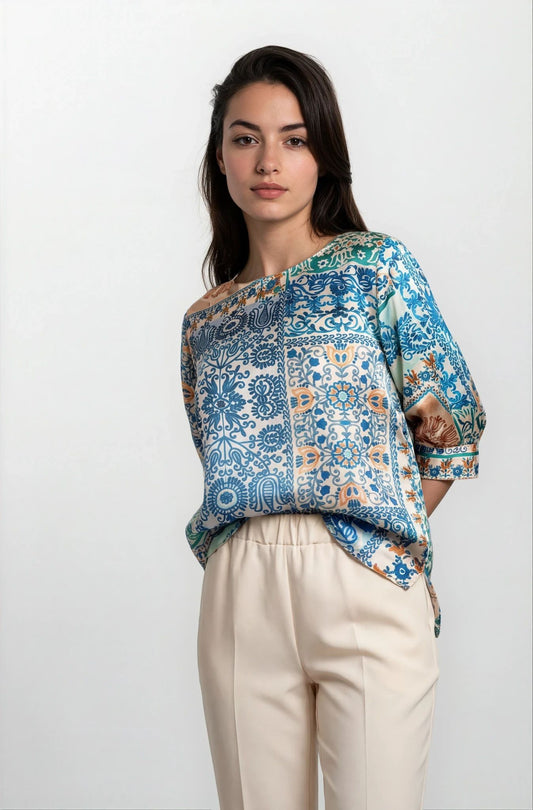 Casacca maniche tre quarti e polsi