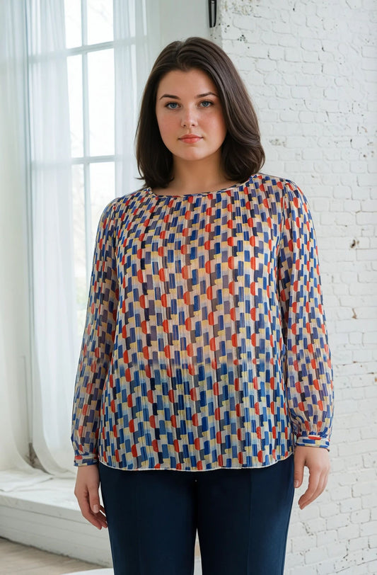 Casacca lurex con polsini