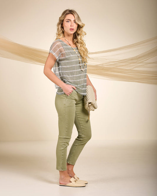 Pantalone con tasche alla francesce