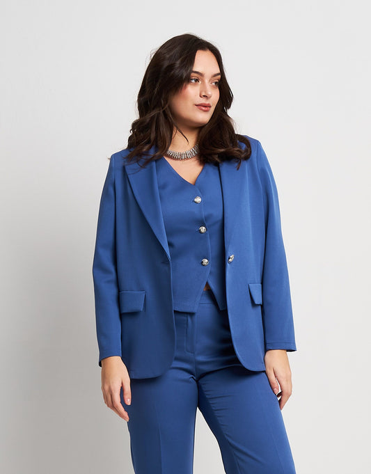 Gilet corto in bistretch nuvola curvy