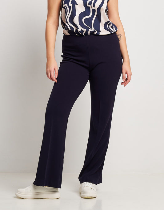 Pantalone zampetta con elastico curvy