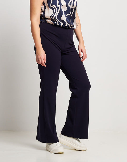 Pantalone zampetta con elastico curvy