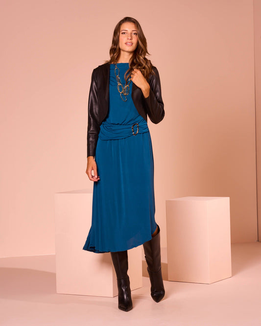 Collana lunga con anelli ovali