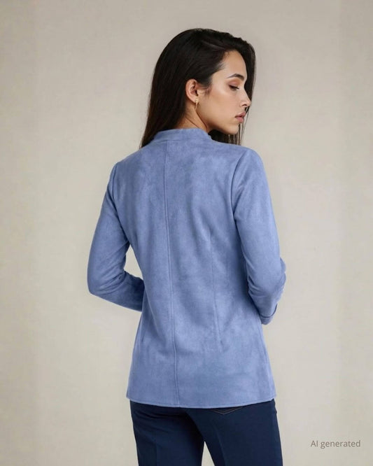 Giacca con tasche e bottoni nuvola