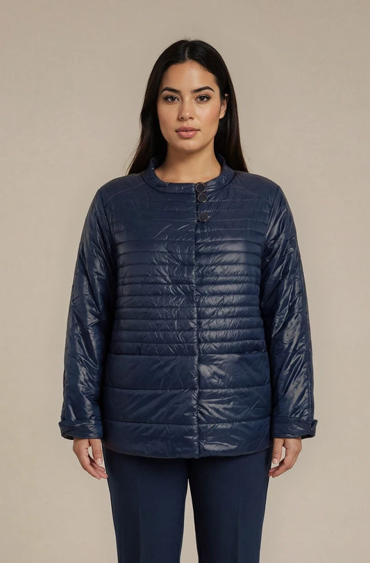 Giubbino con trapuntatura e tasche