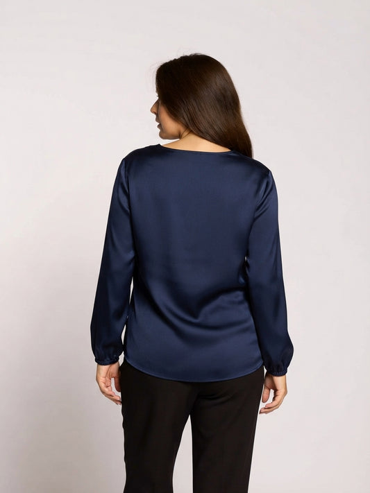 Casacca con scollo a cappuccio ed elastici curvy