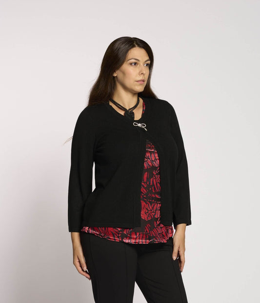 Bolerino con spilla gioiello curvy