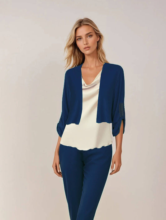 Bolero con passanti di paillettes