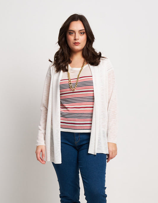 Caban con scollo a scialle curvy