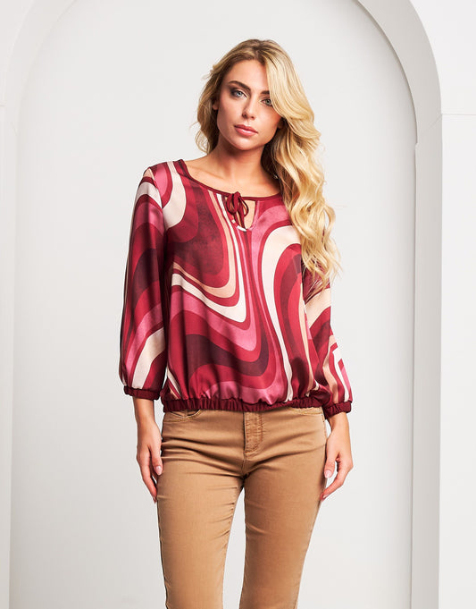 Casacca a ponchetto con goccia e cinturino