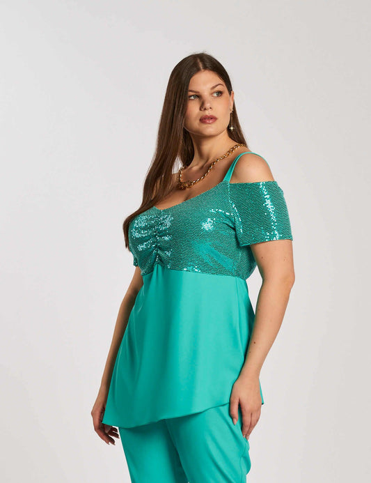 Casacca con corpino e punta curvy