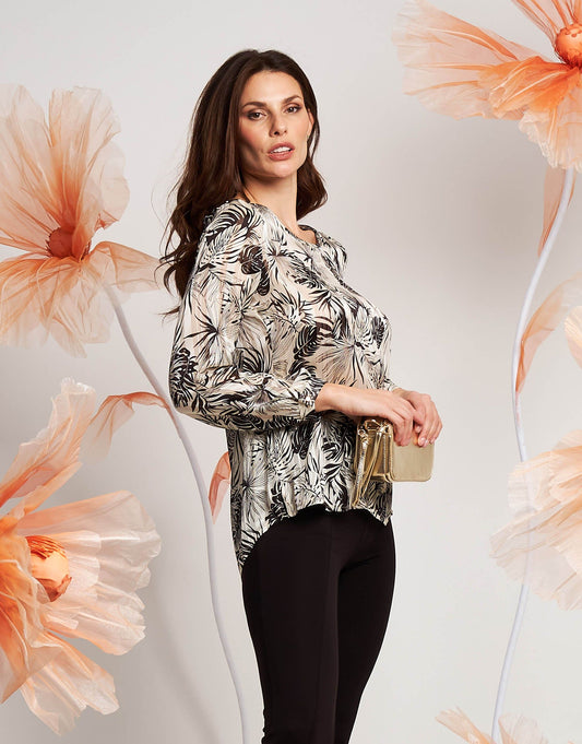 Casacca in georgette fantasia