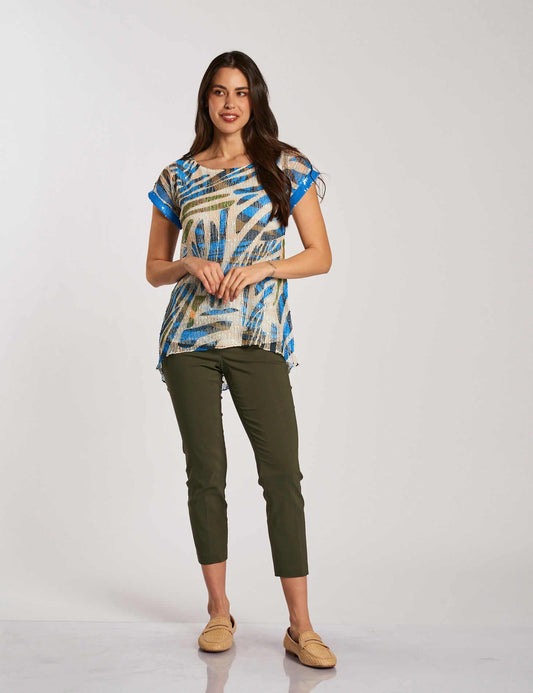 Casacca in rete con dettaglio paillettes