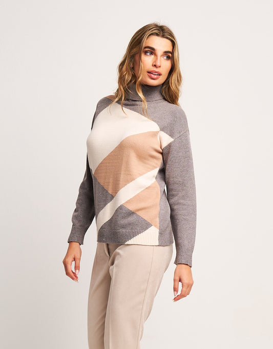 Dolcevita color block