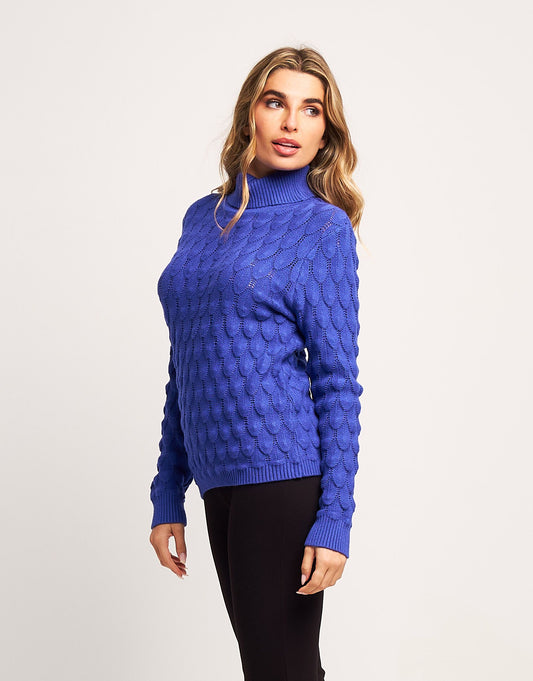 Dolcevita con motivo a squame