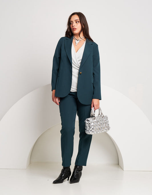 Giacca in bistretch pino