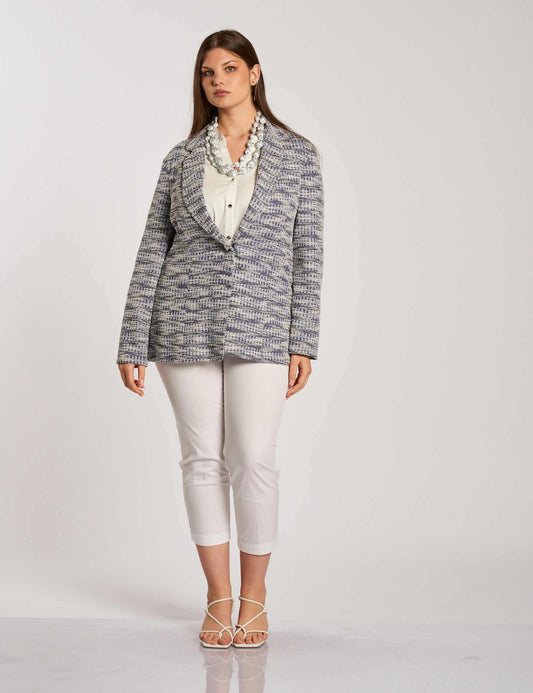 Giacca in bouclé curvy