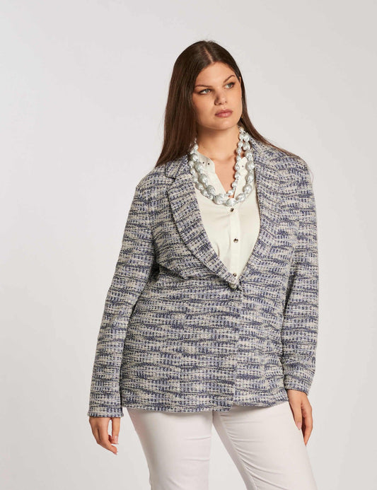 Giacca in bouclé curvy