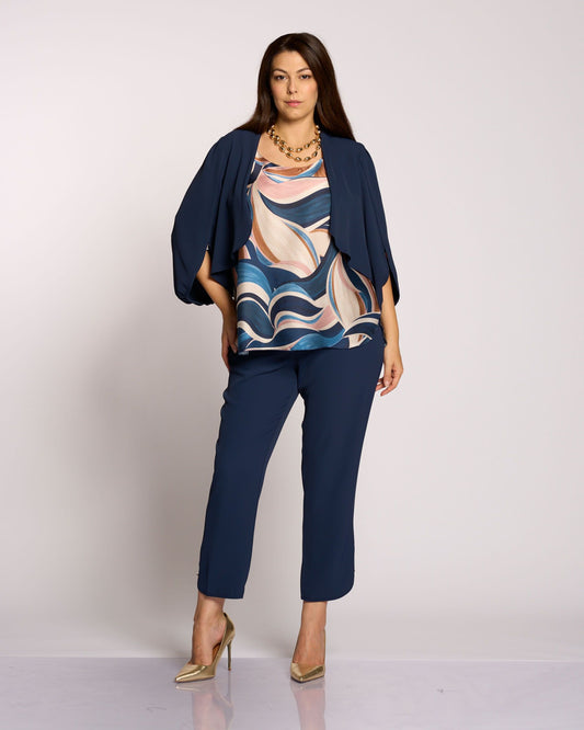 Giacchino corto con spacco sulle maniche curvy