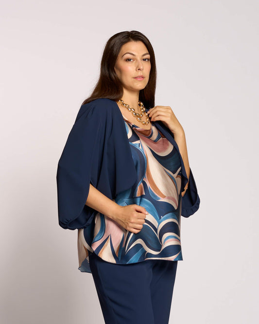 Giacchino corto con spacco sulle maniche curvy