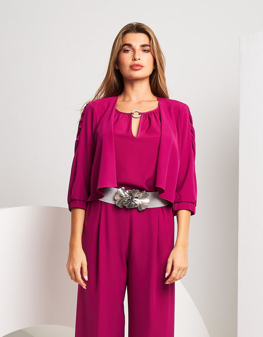 Giacchino fluido con arriccio