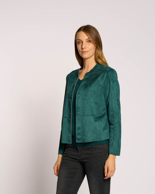 Giacchino in tessuto doppiato con bottoni