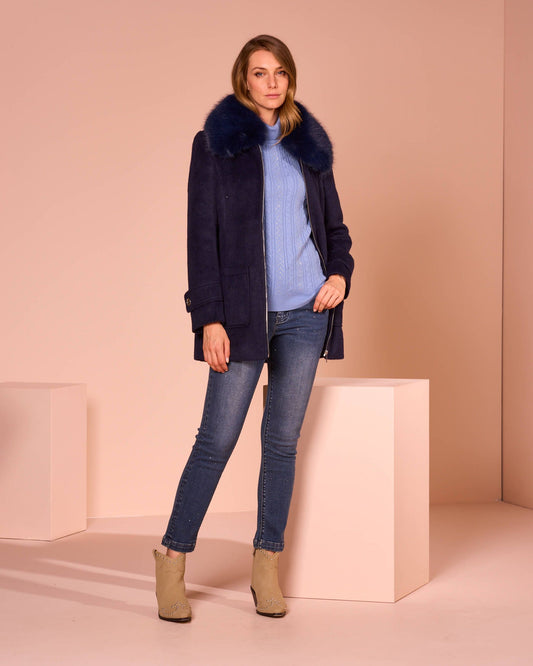 Jeans cinque tasche con strass