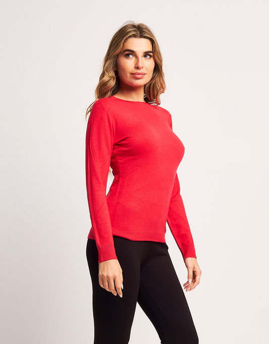 Maglia basica con spacchetti laterali