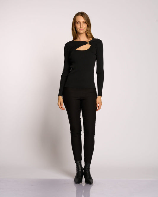 Maglia con dettagli sullo scollo