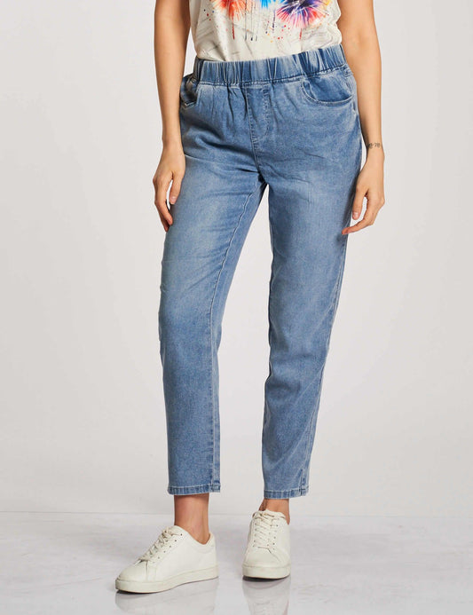 Pantafitness leggero in jeans