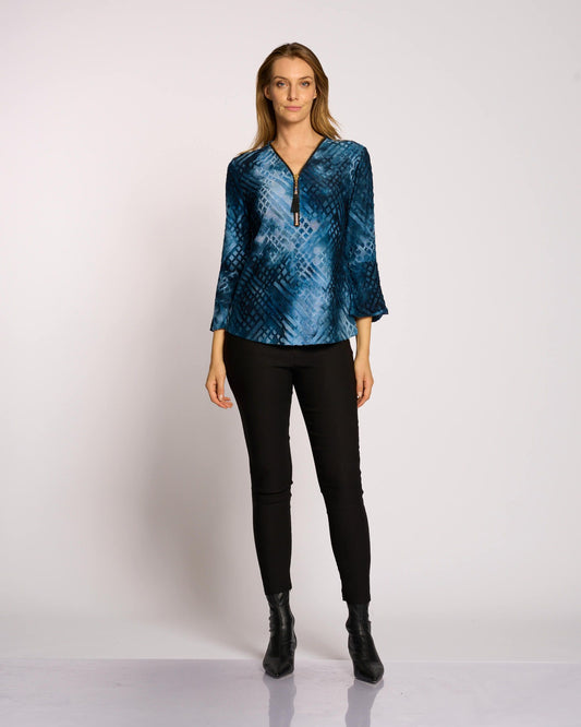 Pantalone a sigaretta con elastico