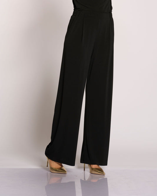 Pantalone a zampa in jersey