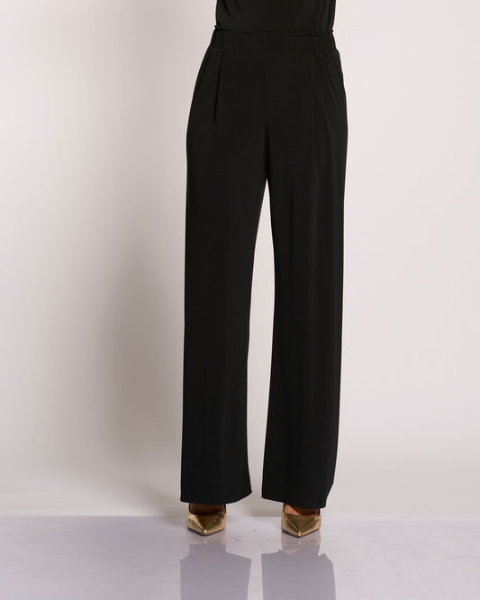 Pantalone a zampa in jersey