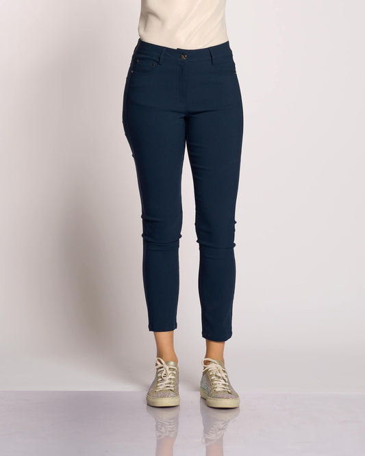 Pantalone cinque tasche in bengalina