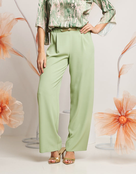 Pantalone con dettaglio in vita