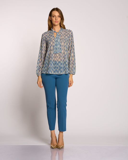 Pantalone in scuba con elastico