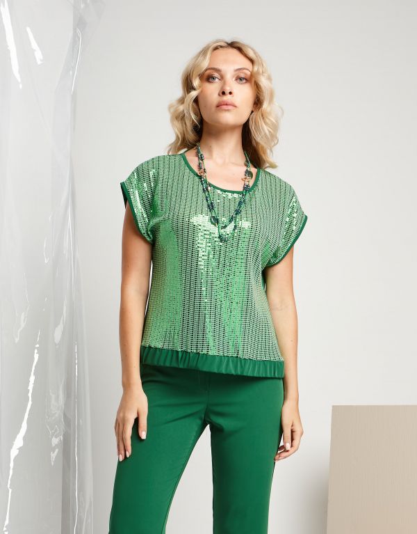 Casacca con paillettes