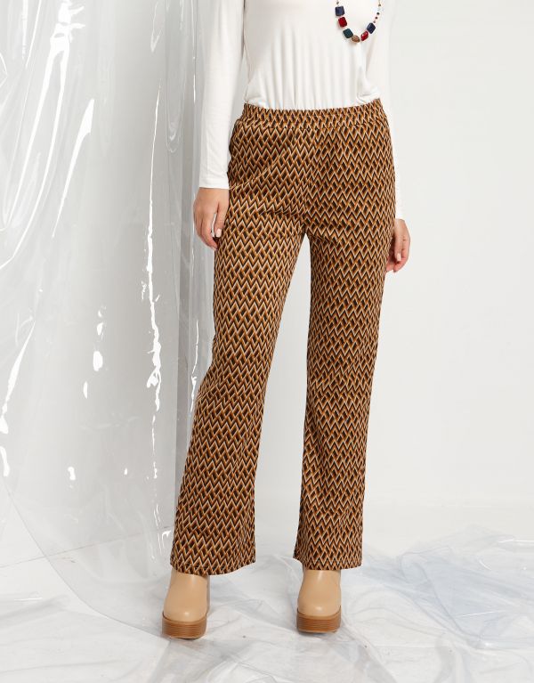 Pantalone fantasia con...