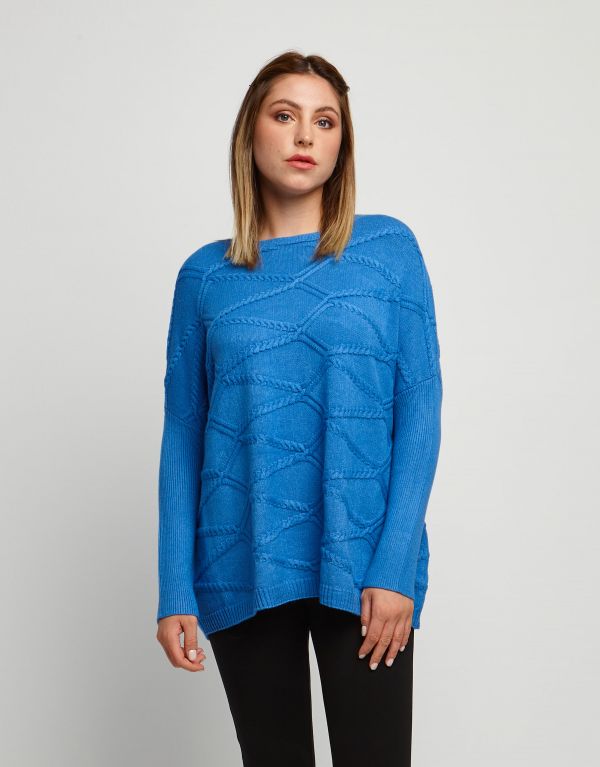 Maglia a poncho con...