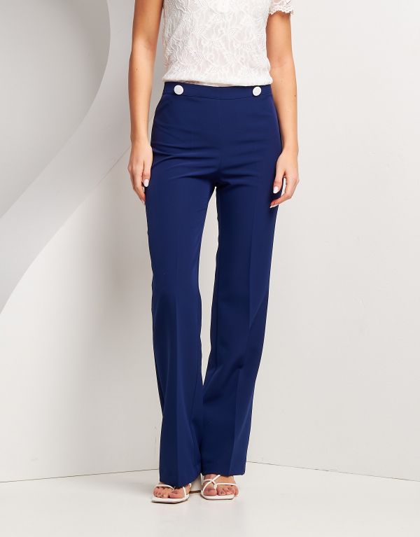 Pantalone con elastico e...