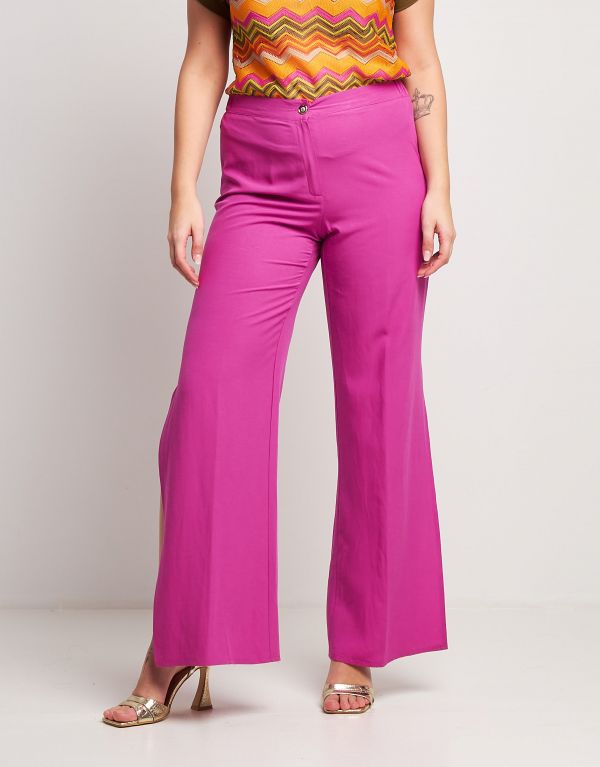 Pantalone in viscosa con...