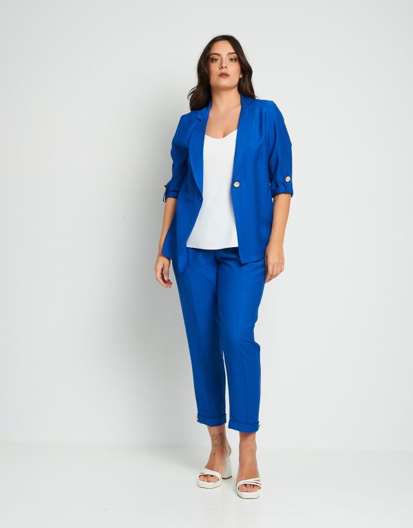 Pantalone in viscosa con...