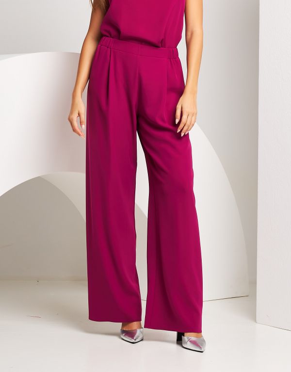 Pantalone fluido a gamba...
