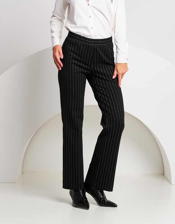Pantaloni a zampetta corti discount