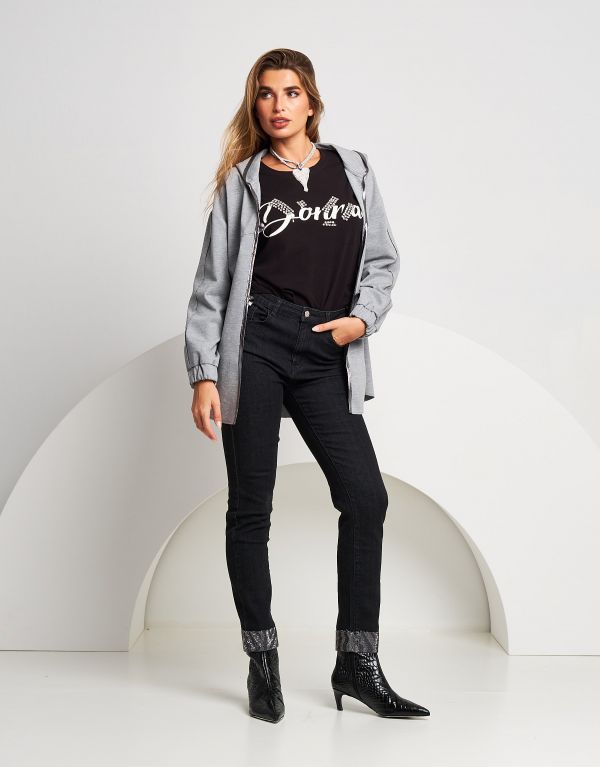 Jeans skinny con dettaglio...