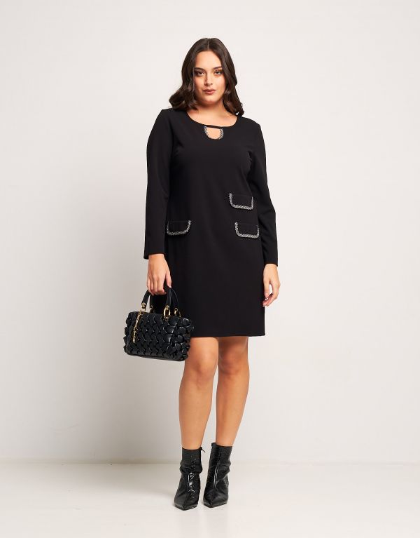 Vestito svasato con pattine...
