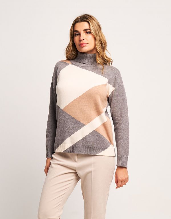 Dolcevita color block