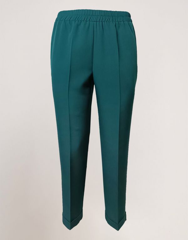 Pantalone con risvolto sul...